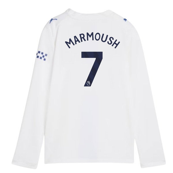2026-2027 Man City Third Long Sleeve Shirt (Kids) (Marmoush 7)