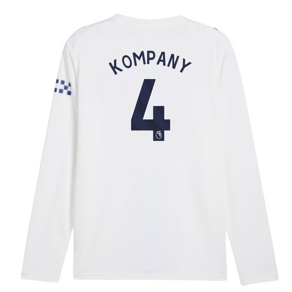 2026-2027 Man City Third Long Sleeve Shirt (Kompany 4)