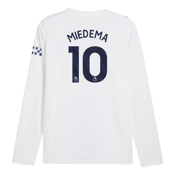 2026-2027 Man City Third Long Sleeve Shirt (Miedema 10)