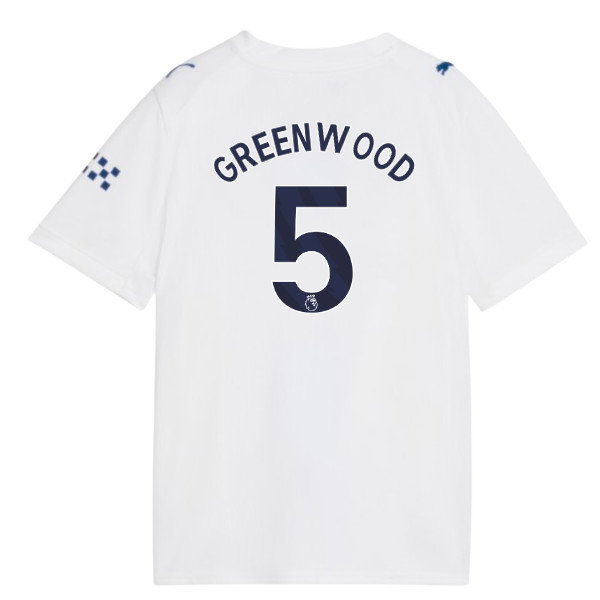 2026-2027 Man City Third Shirt (Kids) (Greenwood 5)