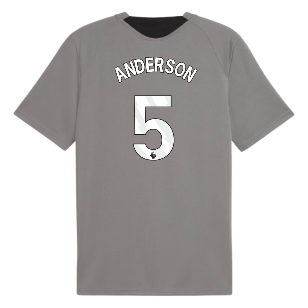 2026-2027 Man City Training Jersey (Cast Iron) (Anderson 5)