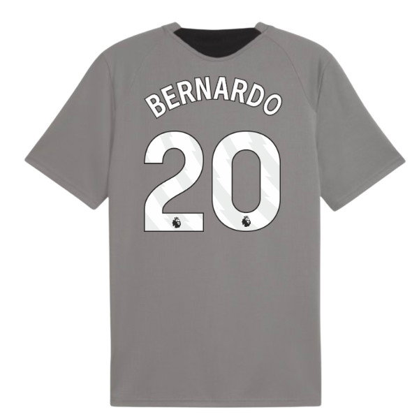 2026-2027 Man City Training Jersey (Cast Iron) (Bernardo 20)