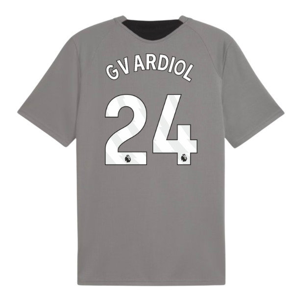 2026-2027 Man City Training Jersey (Cast Iron) (Gvardiol 24)