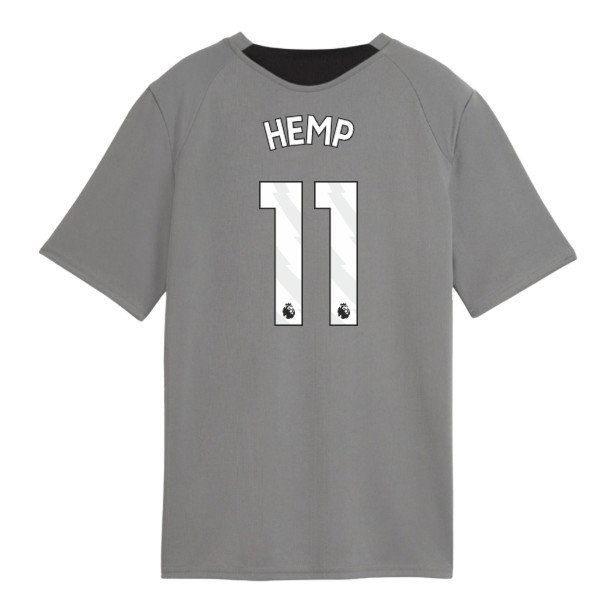 2026-2027 Man City Training Jersey (Cast Iron) - Kids (Hemp 11)
