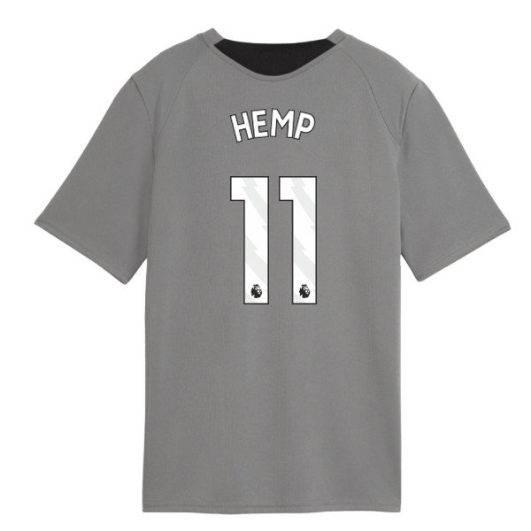 2026-2027 Man City Training Jersey (Cast Iron) - Kids (Hemp 11)