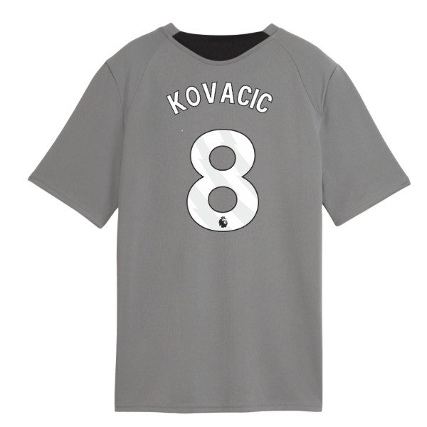 2026-2027 Man City Training Jersey (Cast Iron) - Kids (Kovacic 8)