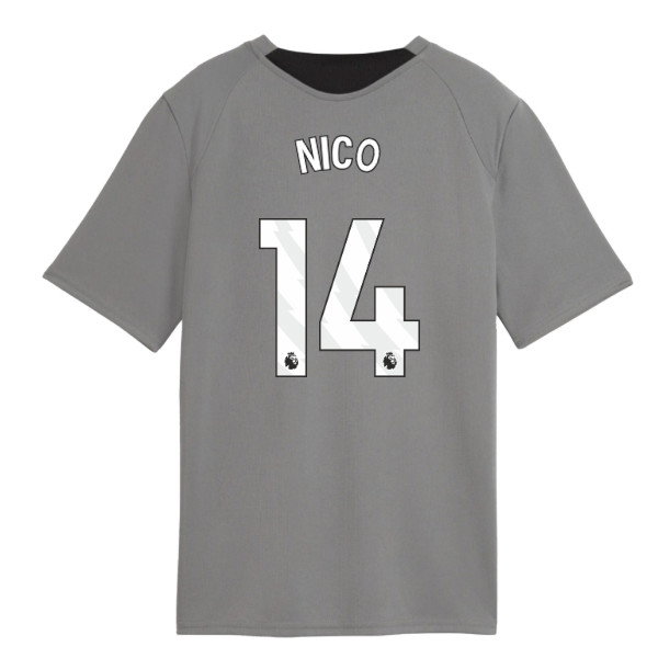 2026-2027 Man City Training Jersey (Cast Iron) - Kids (Nico 14)
