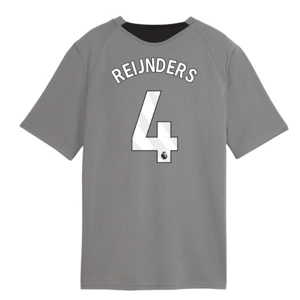 2026-2027 Man City Training Jersey (Cast Iron) - Kids (Reijnders 4)