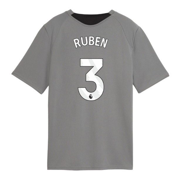 2026-2027 Man City Training Jersey (Cast Iron) - Kids (Ruben 3)