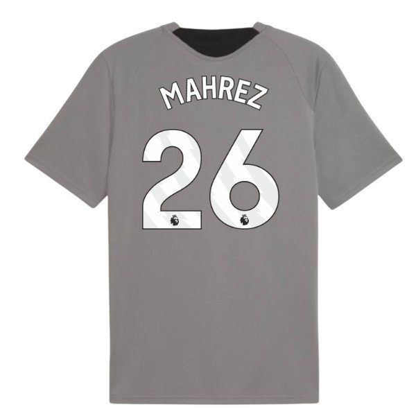 2026-2027 Man City Training Jersey (Cast Iron) (Mahrez 26)