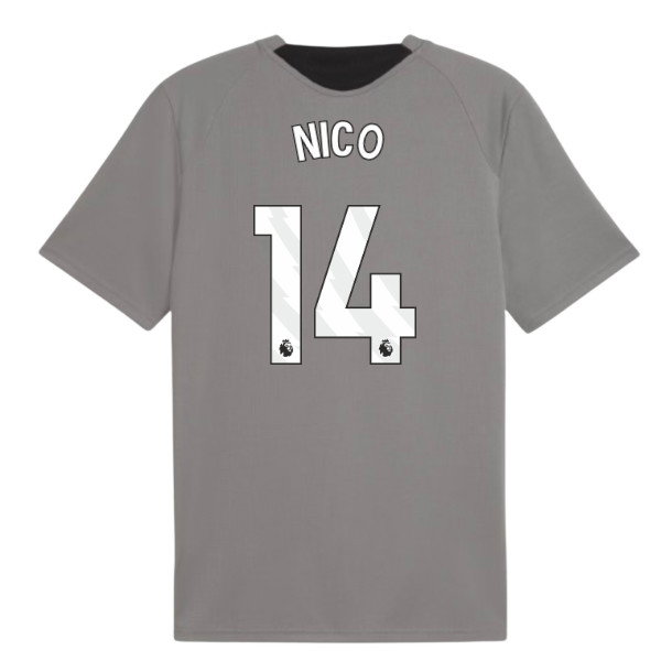 2026-2027 Man City Training Jersey (Cast Iron) (Nico 14)