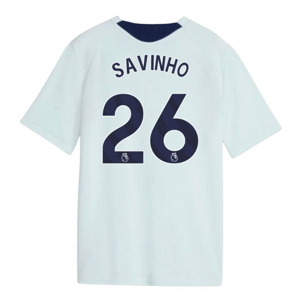2026-2027 Man City Training Jersey (Dewdrop) - Kids (Savinho 26)