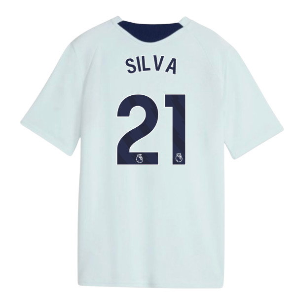 2026-2027 Man City Training Jersey (Dewdrop) - Kids (Silva 21)