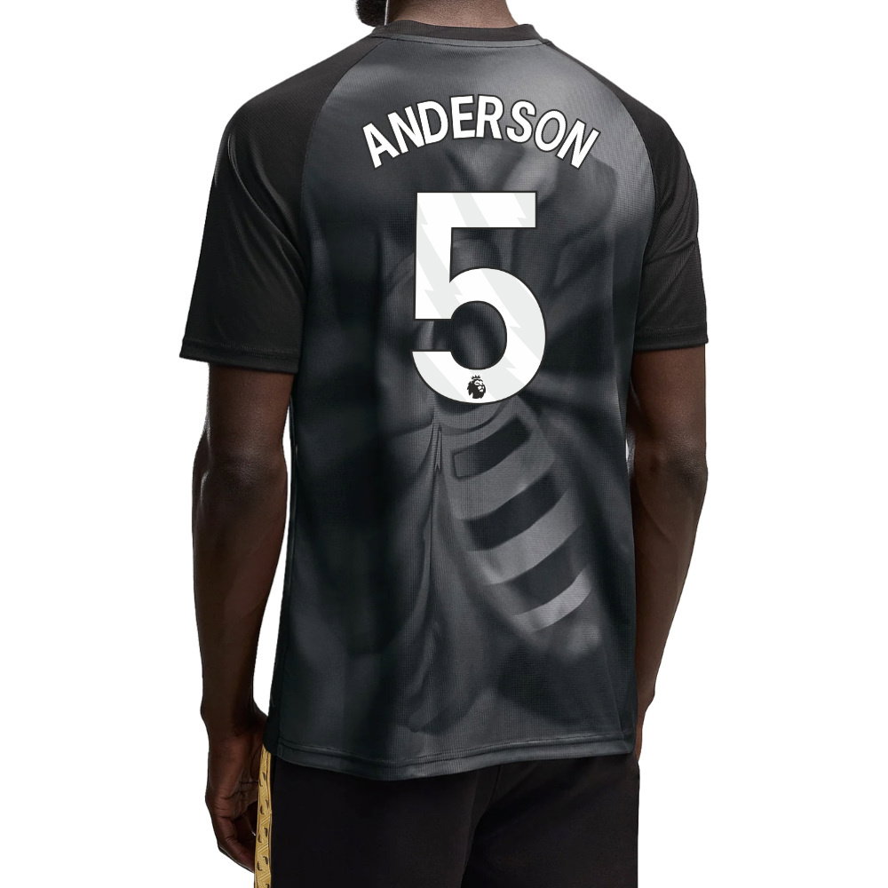 2026-2027 Man City Warm Up Jersey (Black) (Anderson 5)