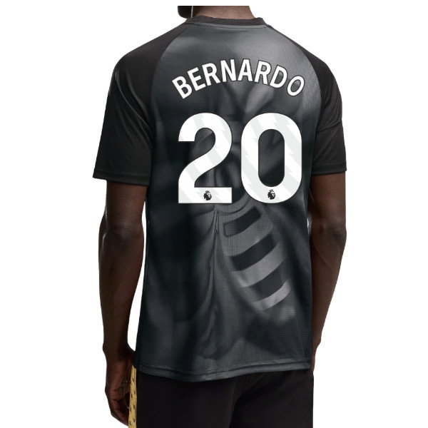 2026-2027 Man City Warm Up Jersey (Black) (Bernardo 20)