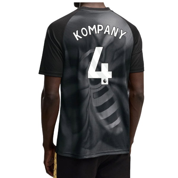 2026-2027 Man City Warm Up Jersey (Black) (Kompany 4)