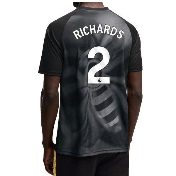2026-2027 Man City Warm Up Jersey (Black) (Richards 2)