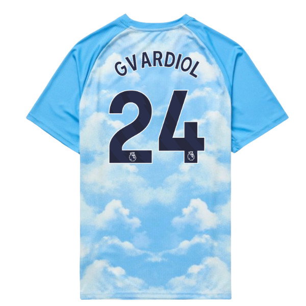 2026-2027 Man City Warm Up Jersey (Icy Blue) (Gvardiol 24)