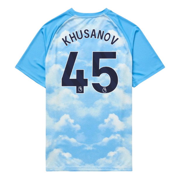 2026-2027 Man City Warm Up Jersey (Icy Blue) (Khusanov 45)