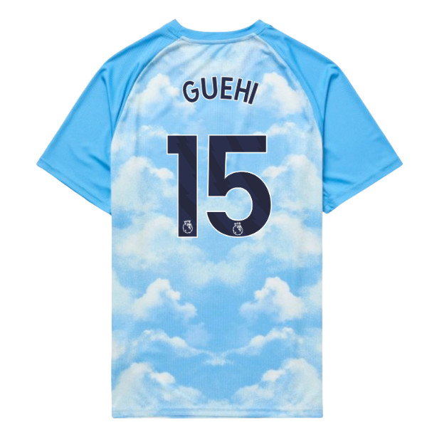 2026-2027 Man City Warm Up Jersey (Icy Blue) - Kids (Guehi 15)