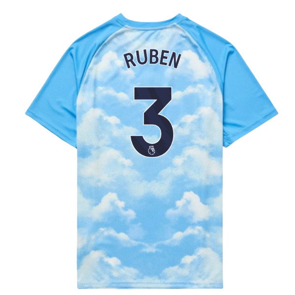 2026-2027 Man City Warm Up Jersey (Icy Blue) (Ruben 3)
