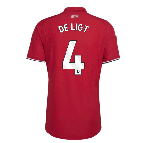 2026-2027 Man Utd Authentic Home Shirt (De Ligt 4)
