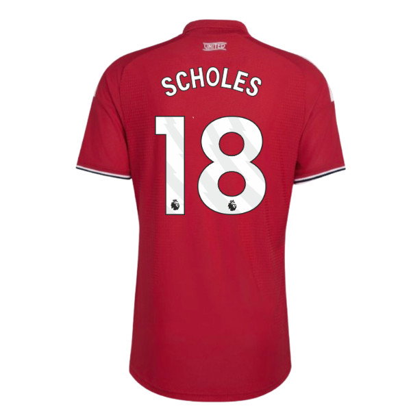 2026-2027 Man Utd Authentic Home Shirt (Scholes 18)