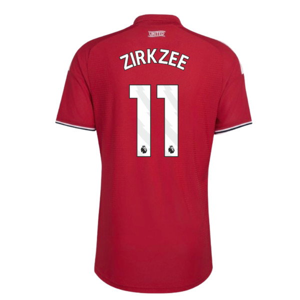2026-2027 Man Utd Authentic Home Shirt (Zirkzee 11)