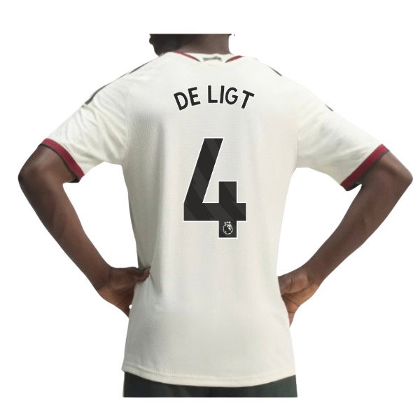 2026-2027 Man Utd Authentic Third Shirt (De Ligt 4)