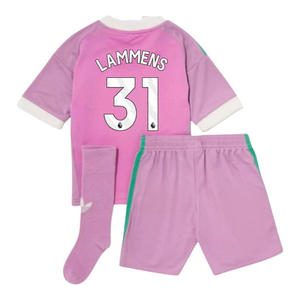 2026-2027 Man Utd Away Goalkeeper Mini Kit (Purple) (Lammens 31)