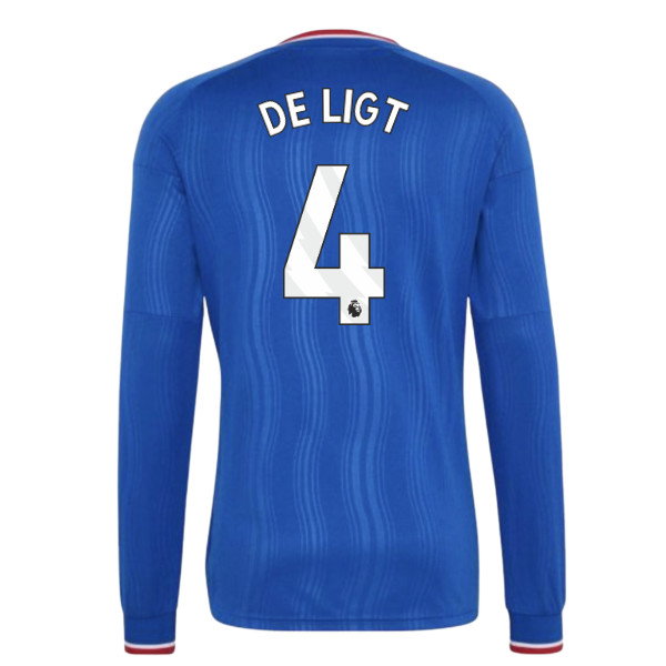 2026-2027 Man Utd Away Long Sleeve Shirt (Kids) (De Ligt 4)