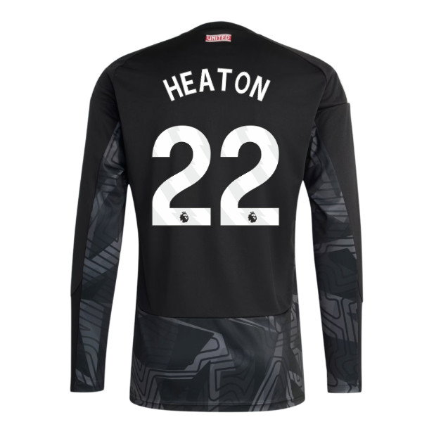 2026-2027 Man Utd Home Goalkeeper Shirt (Black) (Heaton 22)