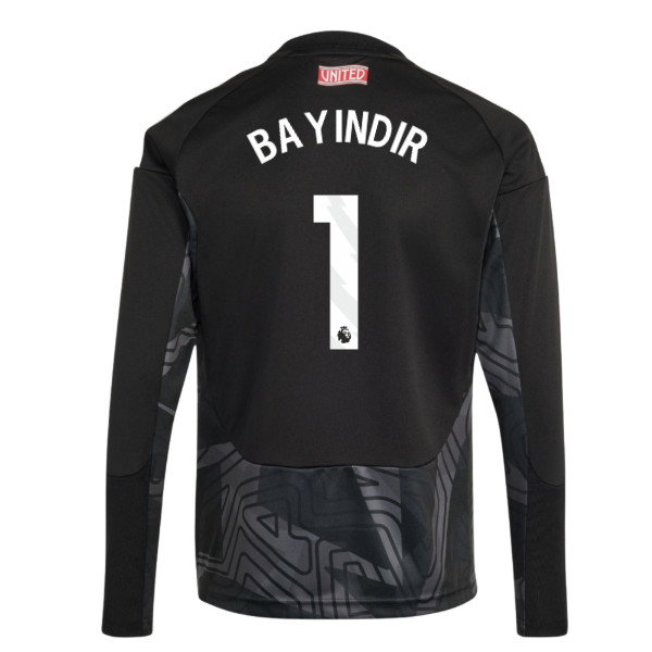 2026-2027 Man Utd Home Goalkeeper Shirt (Black) - Kids (Bayindir 1)