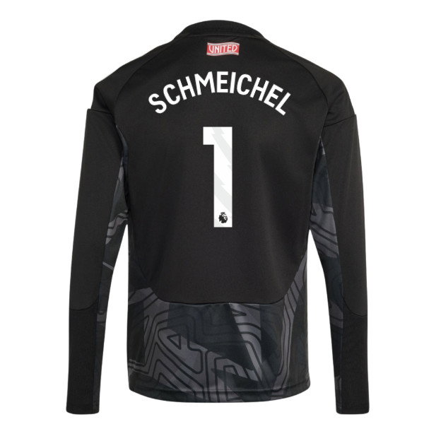 2026-2027 Man Utd Home Goalkeeper Shirt (Black) - Kids (Schmeichel 1)