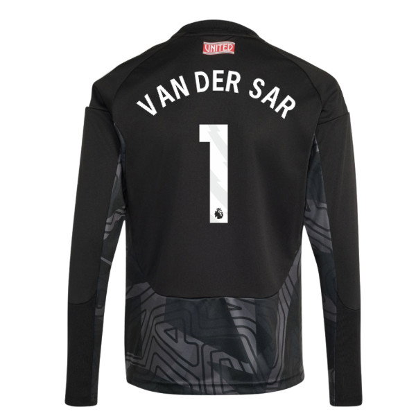 2026-2027 Man Utd Home Goalkeeper Shirt (Black) - Kids (Van Der Sar 1)