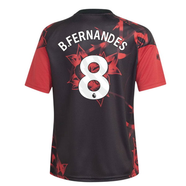 2026-2027 Man Utd Home Pre-Match Shirt (Red) - Kids (B.Fernandes 8)