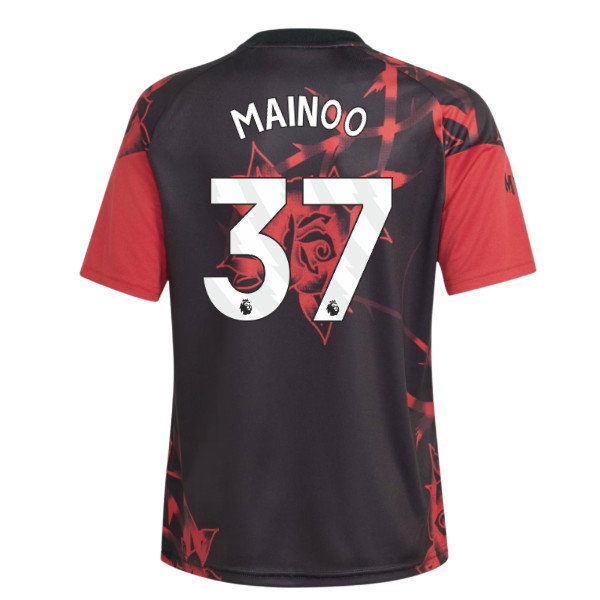 2026-2027 Man Utd Home Pre-Match Shirt (Red) - Kids (Mainoo 37)