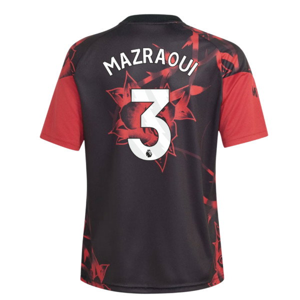 2026-2027 Man Utd Home Pre-Match Shirt (Red) - Kids (Mazraoui 3)