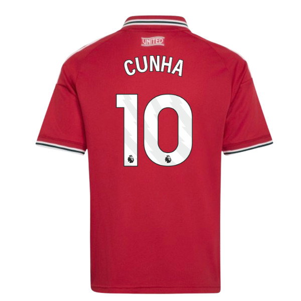 2026-2027 Man Utd Home Shirt (Kids) (Cunha 10)