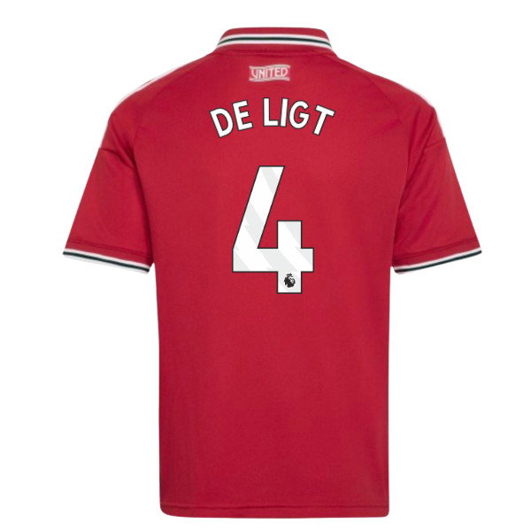2026-2027 Man Utd Home Shirt (Kids) (De Ligt 4)