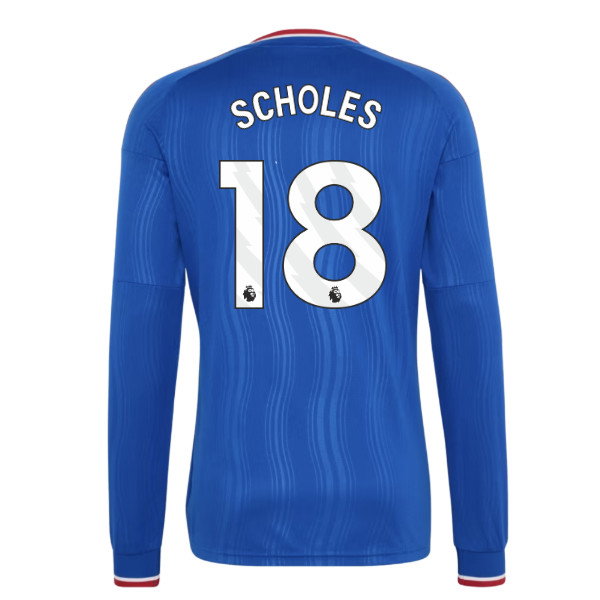 2026-2027 Man Utd Long Sleeve Away Shirt (Scholes 18)