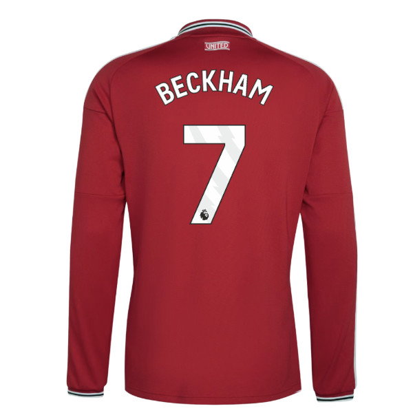 2026-2027 Man Utd Long Sleeve Home Shirt (Beckham 7)