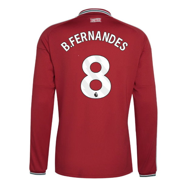 2026-2027 Man Utd Long Sleeve Home Shirt (B.Fernandes 8)