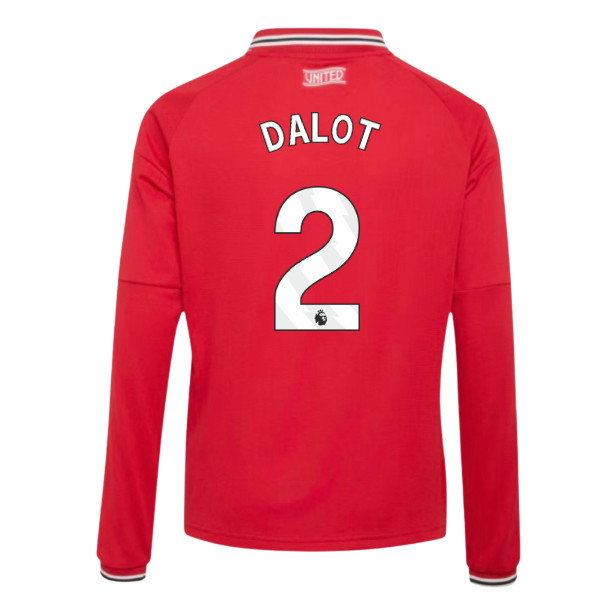 2026-2027 Man Utd Long Sleeve Home Shirt (Kids) (Dalot 2)