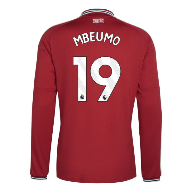 2026-2027 Man Utd Long Sleeve Home Shirt (Mbeumo 19)