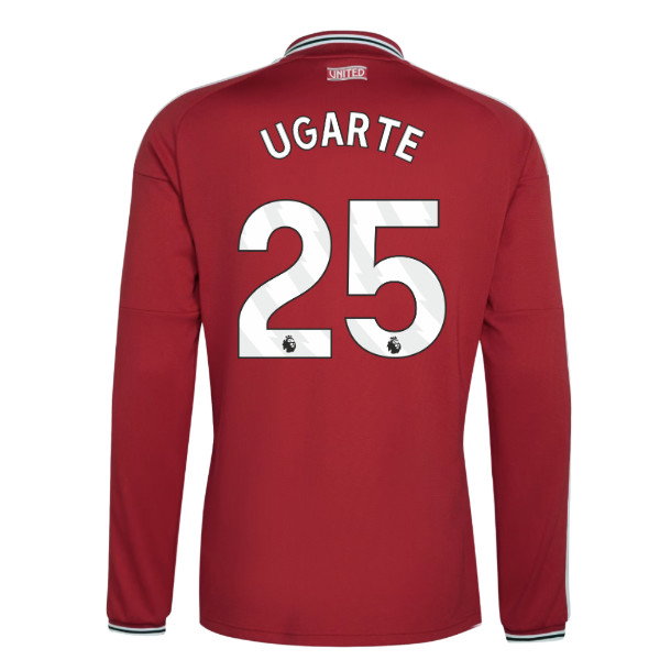 2026-2027 Man Utd Long Sleeve Home Shirt (Ugarte 25)