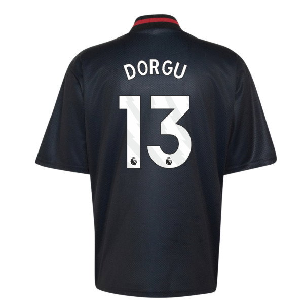 2026-2027 Man Utd Street Jersey (Black) (Dorgu 13)