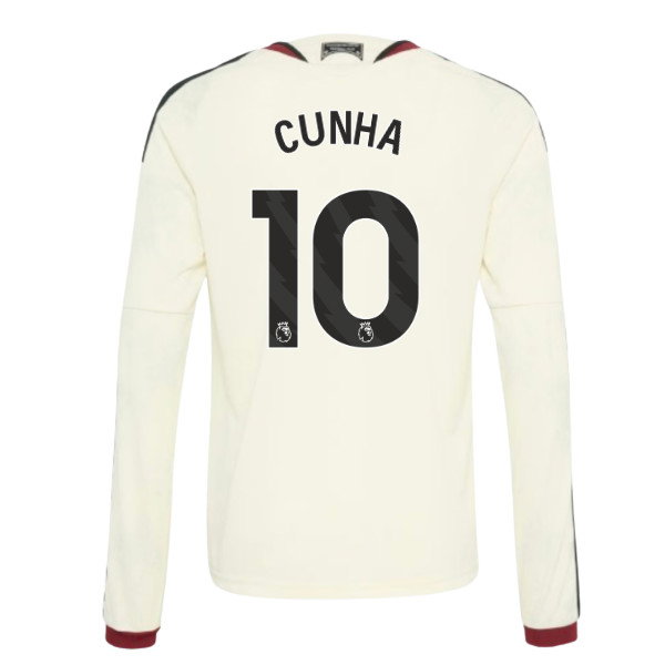 2026-2027 Man Utd Third Long Sleeve Shirt (Kids) (Cunha 10)