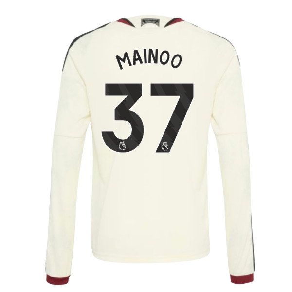 2026-2027 Man Utd Third Long Sleeve Shirt (Kids) (Mainoo 37)
