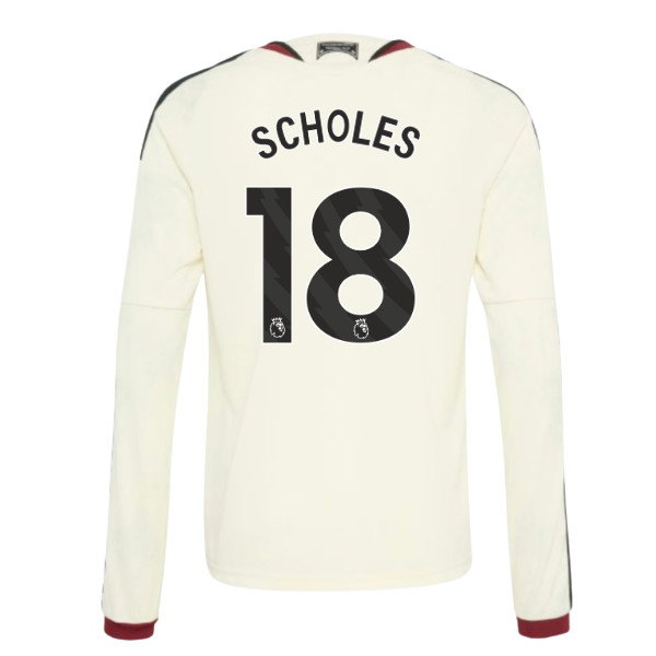2026-2027 Man Utd Third Long Sleeve Shirt (Kids) (Scholes 18)